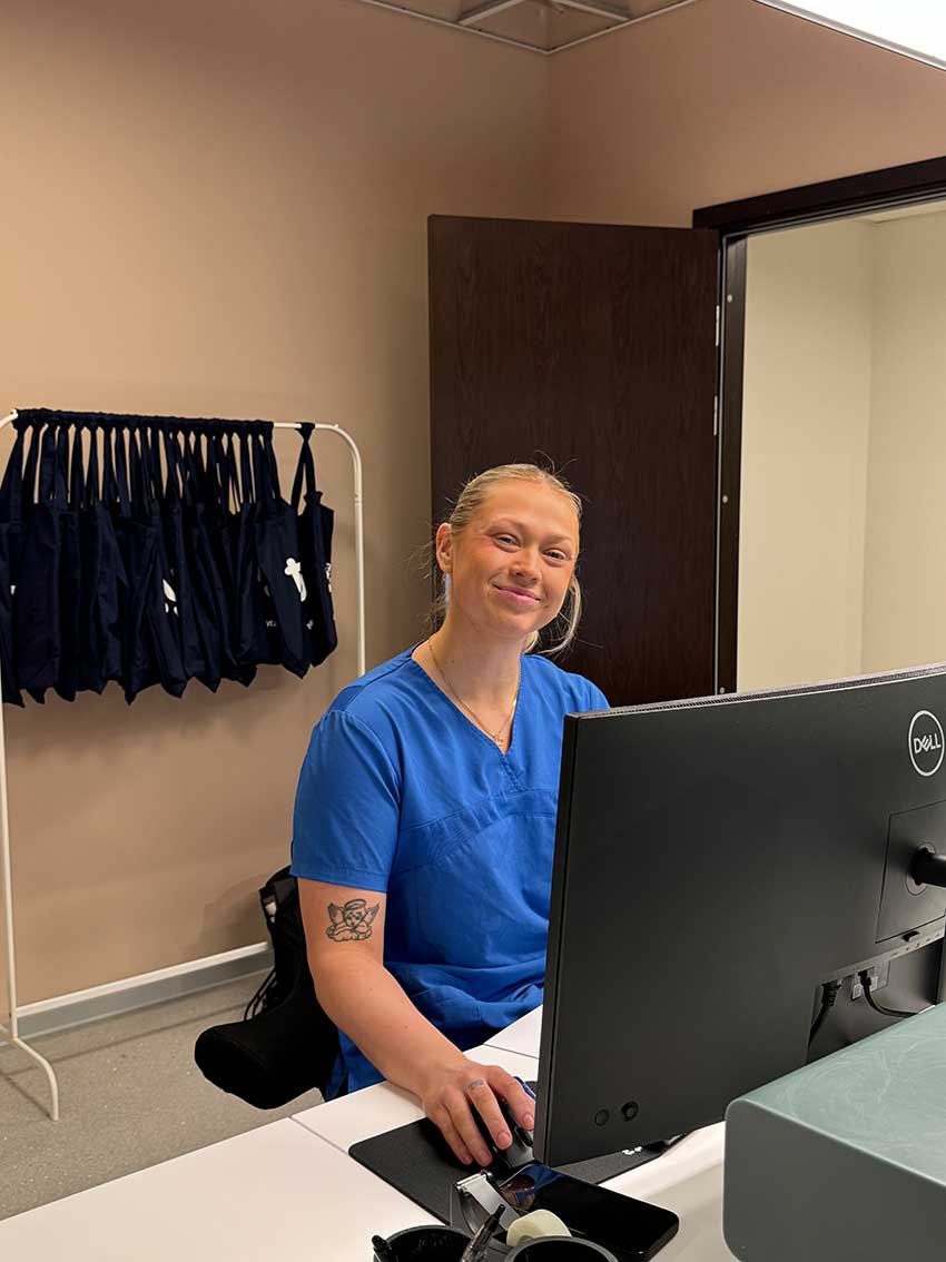 Venterommet til Ty tannklinikk på Liljendal